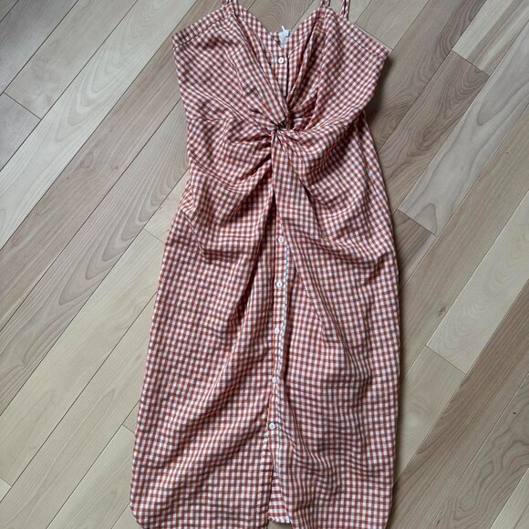 Zara Gingham Summer Picnic Midi Dress | Cottagecore - Picture 2 of 6